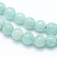 Chapelets de perles en amazonite naturelle X-G-F555-15-5mm-3