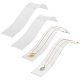 SUPERFINDINGS 4Pcs Acrylic Necklaces Display Holder 7.87