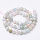 Chapelets de perles en morganite naturelle G-S150-53-6mm-2