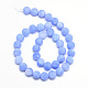 Chapelets de perle en jade blanc naturel X-G-R297-8mm-42-2