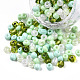 Perles de rocailles en verre de couleurs intérieures opaques et transparentes SEED-F004-4mm-04-4