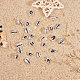 Бусины из ракушек с гальваническим покрытием BSHE-PH0003-07P-4