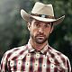 Craspire 4 pz 4 stili di strass di cristallo cintura per cappello da cowboy sudoccidentale DIY-CP0009-18-4