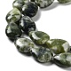 Hebras de cuentas de jade xinyi en forma de lágrima natural/jade del sur chino G-L242-23-4