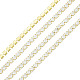 真鍮製ラインストーンストラスチェーン  ラインストーンカップチェーン  蛍光スタイルを模倣する  生（メッキなし）  ホワイトオパール  1.5x1.5mm  約18.70フィート（5.7m）/連 CHC-N017-003A-C08-1