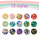2400Pcs 15 Colors Handmade Polymer Clay Beads CLAY-YW0001-41-2