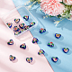 PandaHall Elite Handmade Cloisonne Beads CLB-PH0001-02-4