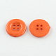 4-Rondelle botones de plástico BUTT-R034-051-2