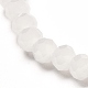 Facettierte GlasUnterlegscheibe Perlen Stretcharmband für Kinder BJEW-JB06807-19-3