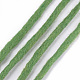 100％手作りウール糸  グリーン  3~6mm  約20m /ロール OCOR-S121-01A-01-3