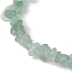 Natürliche grüne Aventurin-Chips-Perlen-Stretch-Armbänder für Frauen BJEW-JB10046-04-3