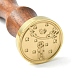 Timbro sigillo di cera di legno fai da te AJEW-WH0131-223-1