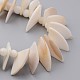 Hebras de perlas shell naturales BSHE-P021-07-3