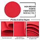 DIYクラフト用品不織布刺繍針フェルト  レッド  140x3mm  約6m /ロール DIY-WH0156-92S-3