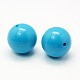 Mixed Color Chunky Bubblegum Acrylic Round Beads X-SACR-2425Y-M-2