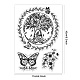 PH PandaHall Tree of Life Clear Stamp DIY-WH0618-0092-2