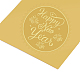 Self Adhesive Gold Foil Embossed Stickers DIY-WH0211-031-4