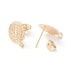 ARRICRAFT Brass Stud Earring Findings DIY-AR0001-22-4