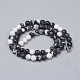 Brins de perles de jaspe zèbre imitation pierres précieuses naturelles G-G829-07-6mm-2