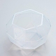 Diyのダイヤモンドのシリコンモールド  レジン型  UVレジン用  エポキシ樹脂ジュエリー作り  ホワイト  104x67mm X-DIY-G012-03F-2