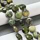 Chapelets de perles en jade/chrysoprase australie naturelle G-NH0004-038-2