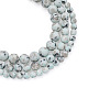 Yilisi 3 brins 3 brins de perles de jaspe sésame naturel/kiwi style G-YS0001-05-2
