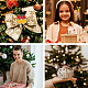 Yilisi 18 stücke 18 stil weihnachtsglocke & baum & socke & schneemann & zuckerstange emaille pin JEWB-YS0001-10-8