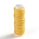 Waxed Polyester Cord YC-WH0007-03B-28-2