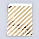 Sacchetti di carta ecologici con motivo a strisce diagonali AJEW-M207-F01-03-2