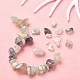 Electroplated Natural Fluorite Beads Strands G-YW0001-41-6