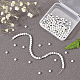 OLYCRAFT 164 Pcs Natural Howlite Beads White 4mm Round Gemstone Loose Energy Stone Healing Beads Spacer Beads for Bracelet Necklace Jewelry Making and DIY Craft TURQ-OC0001-02A-5