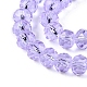 Chapelets de perles en verre transparente  &nbsp;GLAA-T023-6mm-B01-3