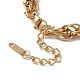 304 braccialetto a catena in corda di acciaio inossidabile per uomo donna BJEW-P284-09G-3