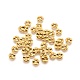 Tibetano estilo ondulado spacer perlas TIBEB-A101871-AG-FF-1