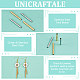 Unicraftale 30Pcs 2 Colors Ion Plating(IP) 304 Stainless Steel Tube Beads STAS-UN0049-72-5