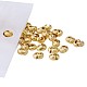 Brass Crimp Beads Covers KK-PH0004-19G-NF-2