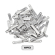 UNICRAFTALE 60pcs 33.5mm Curved Rectangle Links Charms Metal Stamping Blanks Stainless Steel Bar Links Charm Jewelry Connectors for Dog Pet Tag Jewelry Making Hole 3x3mm STAS-UN0004-86P-2