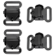 Iron Adjuster Buckles for Webbing Bag Strap DIY-WH0504-10-1