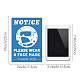 Waterproof PVC Warning Sign Stickers DIY-WH0237-003-5
