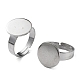 Componentes de anillos de dedo de 304 acero inoxidable ajustables STAS-F149-21P-E-1