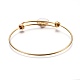 304 Stainless Steel Charm Bangles BJEW-F357-03G-3