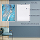 OLYCRAFT DIY Floating Frame Set Metal Floating Frame for 10x11 Inch Canvas Painting Aluminium Alloy Floater Frame for Canvas Painting Kit for Wall Painting Display Home Decorations - Matte Silver DIY-WH0401-24A-4