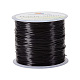 PandaHall 1 Roll 0.8mm Thick Elastic Fibre Wire Black Elastic Stretch Threads Beading String Cord for Bracelets Necklace Jewelry Making 60m EW-PH0001-0.8mm-01C-1
