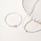 Stretch-Armbänder und Perlenketten aus Glasperlen SS0956-2-2