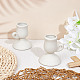 Candelabro de porcelana con forma de copa creativa gorgecraft AJEW-GF0006-85B-4