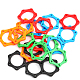 CHGCRAFT 20Pcs 5 Colors Rubber Hexagonal Anti-Rolling Rings for 36.5mm Handheld Wireless Microphone for KTV Conference Room On Stage Performance AJEW-CA0003-46-4