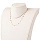 Natürliche Achat handgefertigte Perlenketten Halsketten X-NJEW-JN03165-3