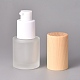 Flaconi per emulsione cosmetica in vetro smerigliato AJEW-WH0104-53-2
