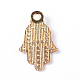 Oval with Words Tibetan Style Alloy Pendants PALLOY-ZN62544-G-RS-4
