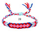 Adjustable Cotton Braided Cord Bracelets BJEW-E341-51W-1